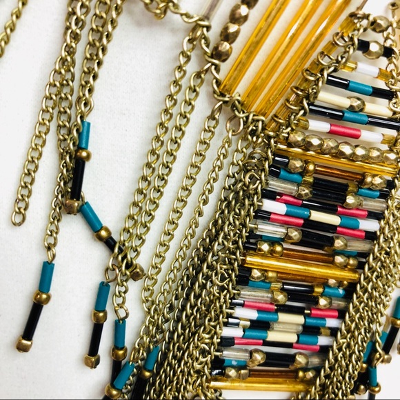 NEW‼️”TRIBAL” STATEMENT NECKLACE - Picture 2 of 7